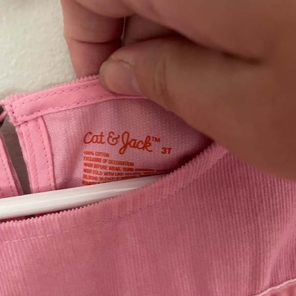 Cat & Jack Pink Ruffle Casual Dress Size 3T NWT - Picture 3 of 4